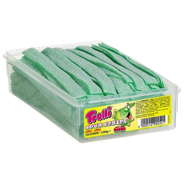 Trolls Sour Strips Apfel 150pcs 1.2kg