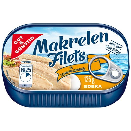 G&G Makrelen Filets 125g