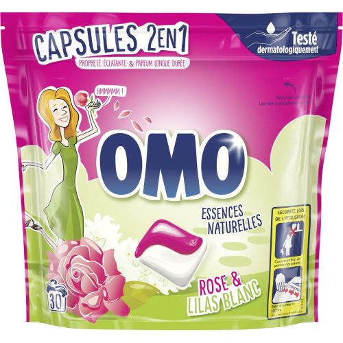 OMO Essences Naturelles Rose & Lilas Caps 30p 723g