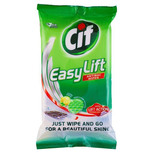 Cif Lemon Antibac Wipes 50pcs / 8