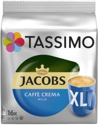 Tassimo Jacobs Mild XL Caps 16pcs 128g