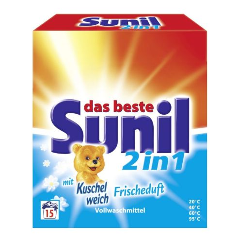 Sunil 2in1 mit Kuschelweich Powder 15p 1kg