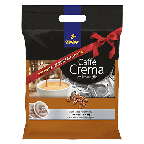 Tchibo Caffe Crema Vollmundig Pads 100pcs 740g