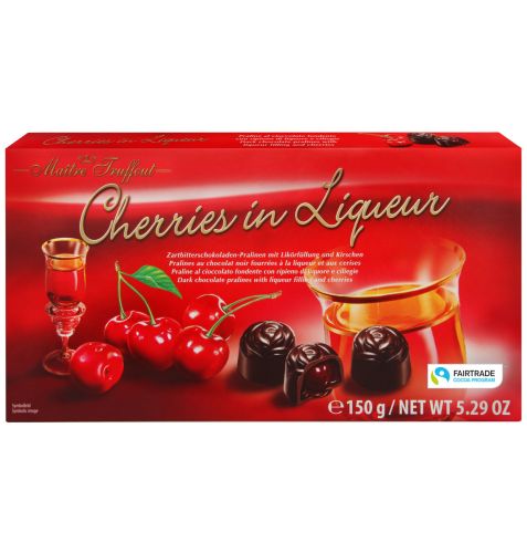 Maitre Truffout Cherries in Liqueur 150g