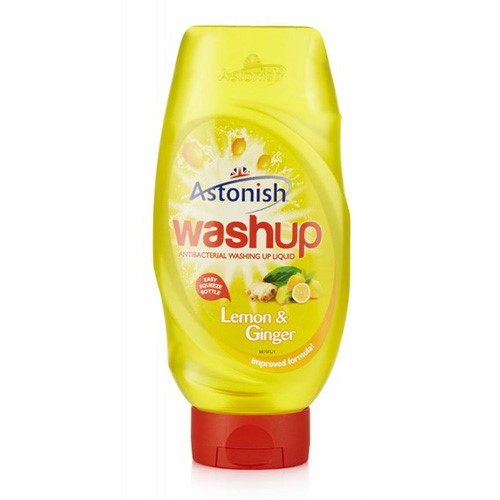 Astonish Washup Lemon Ginger Pł for dishes 600ml