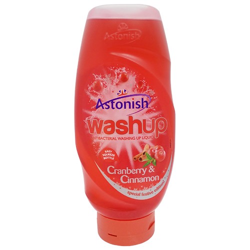Astonish Washup Cranberry Cinna Pł for dishes 600ml