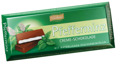 Bohme Pfefermintz Creme Chocolate 100g