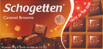 Schogetten Carmel Brownie chocolate 100g