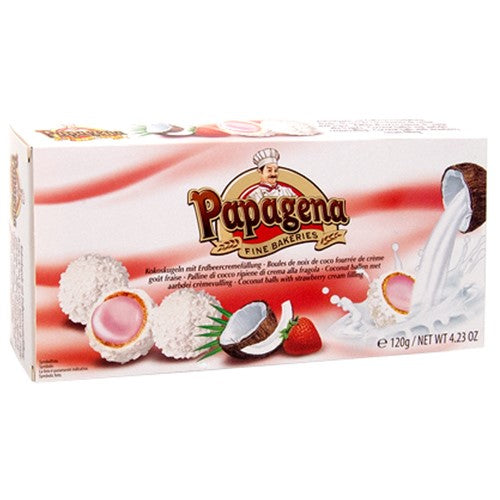 Papagena Strawberry Balls 120g