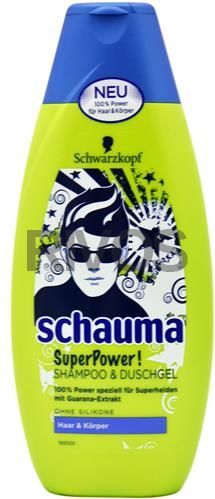 Schauma Super Power 2in1 Gel Shampoo 400ml