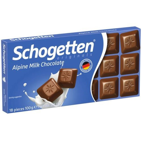 Schogetten Alpine Milk Chocolate 100g