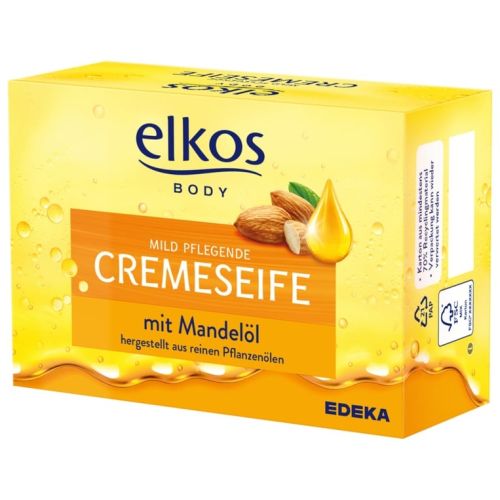 Elkos Cremeseife mit Mandelol Soap 150g