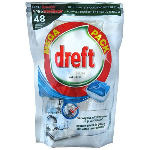 Dreft Platinum All in One Platinum Tabs 48pcs 809g