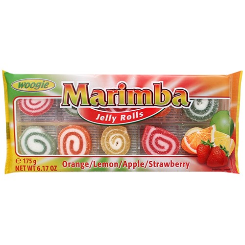 Woogie Marimba Fruit Jellies 175g / 20