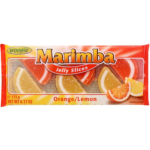 Woogie Marimba Jelly Orange-Lemon 175g / 20