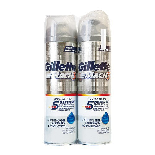 Gillette Mach3 Soothing Gel 2x200ml