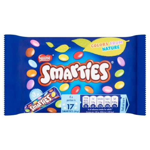 Smarties 3x38g 114g