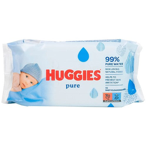 Huggies Pure Wet Wipes 56pcs