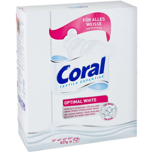 Coral Optimal White Proszek 18p 837g