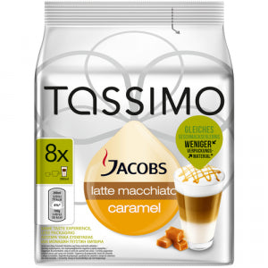 Tassimo Jacobs Latte Macchiato Caramel Caps 8pcs