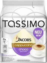 Tassimo Jacobs Cappuccino Choco Caps 8pcs 208g