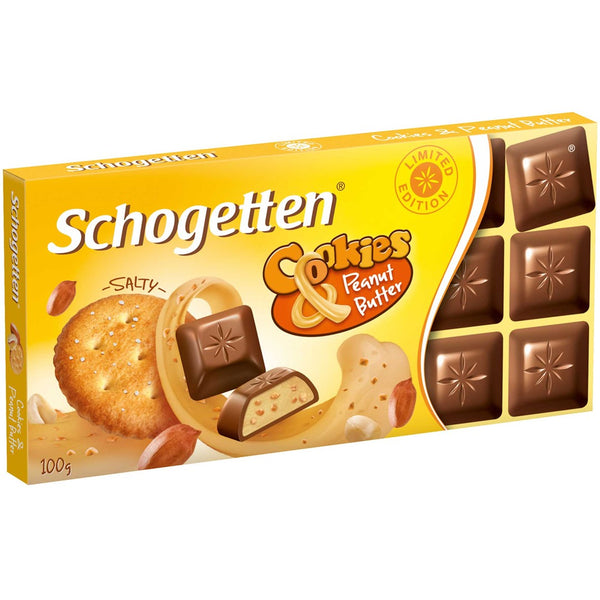 Schogetten Cookies Peanut & Butter Chocolate 100g