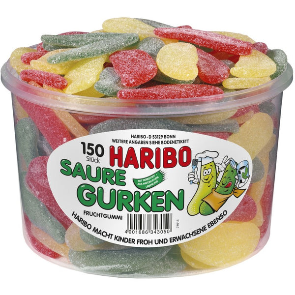 Haribo Saure Gurken jellies 150pcs 1350g