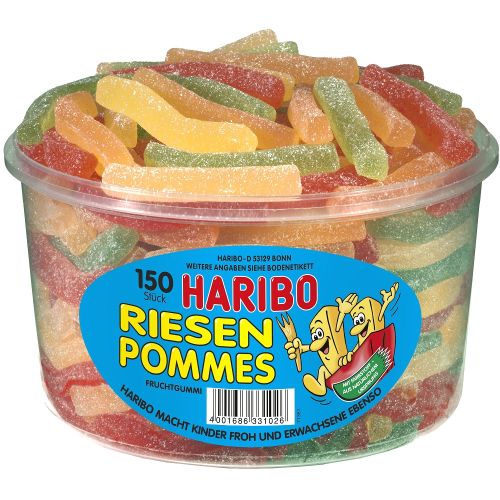 Haribo Riesen Pommes Jellies 150pcs 1200g