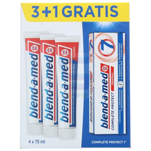 Blend-a-Med 3xClassic 1xOriginal Paste 4x75ml