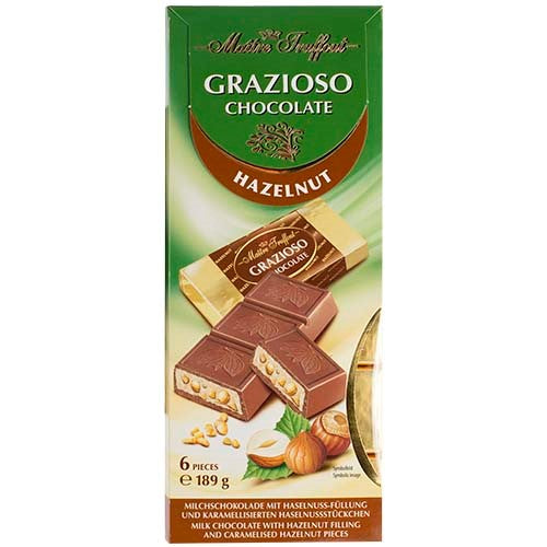 Maitre Truffout Grazioso Hazelnut Chocolate 189g