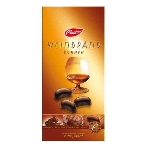 Piasten Weinbrand Bohnen Chocolate box 250g