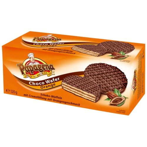 Papagena Choco Wafer Orange Wafers 120g