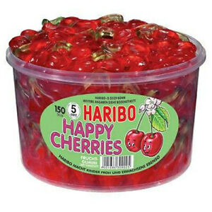 Haribo Happy Cherries Jelly Beans 150pcs 1200g