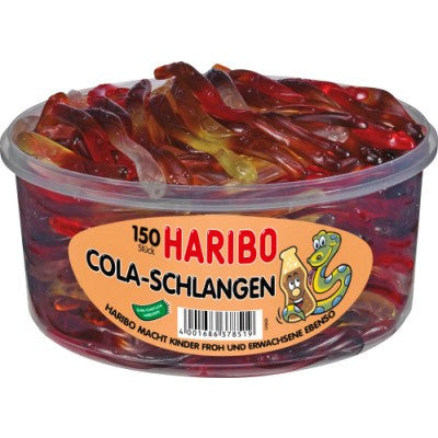 Haribo Cola-Schlangen Gummies 150pcs 1050g