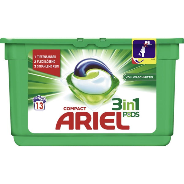 Ariel 3in1 Pods Universal Caps 13p 388g