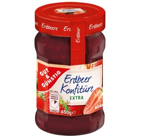 G&G Erdbeer Konfiture Extra 450g