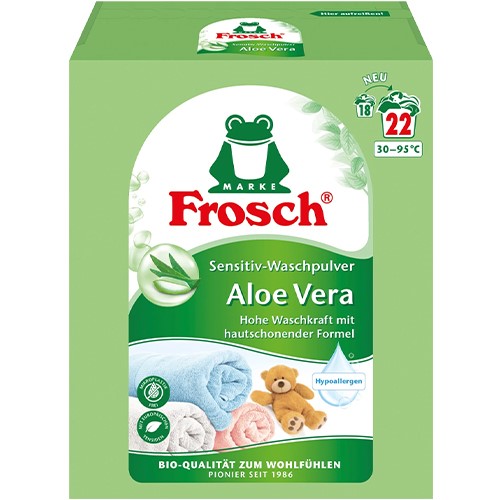 Frosch Aloe Vera Sensitiv Powder 22 p. 1.4 kg