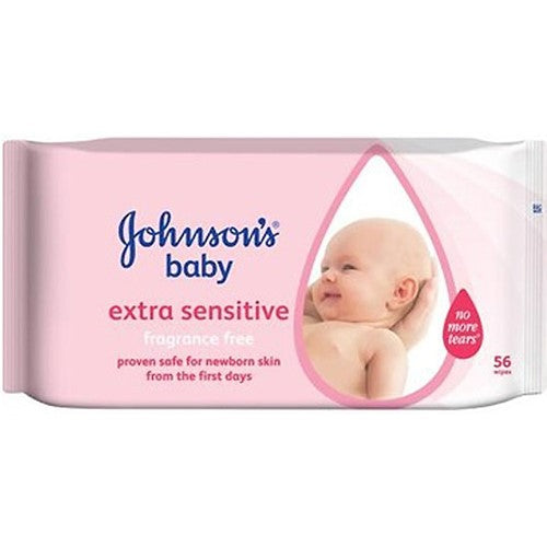 Johnsons Extra Sensitive Wipes 56pcs