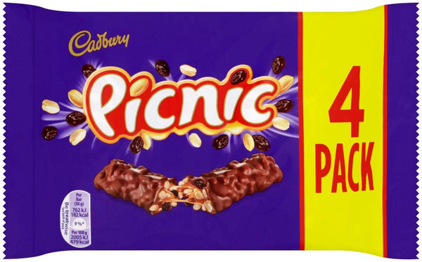 Cadbury Picnic Bars 4x32g 128g