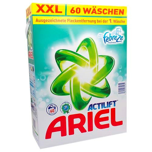 Ariel Febreze Universal Powder 60p 3.9kg