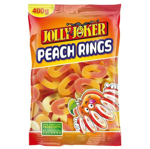 Jolly Joker Peach Rings Jelly beans 400g