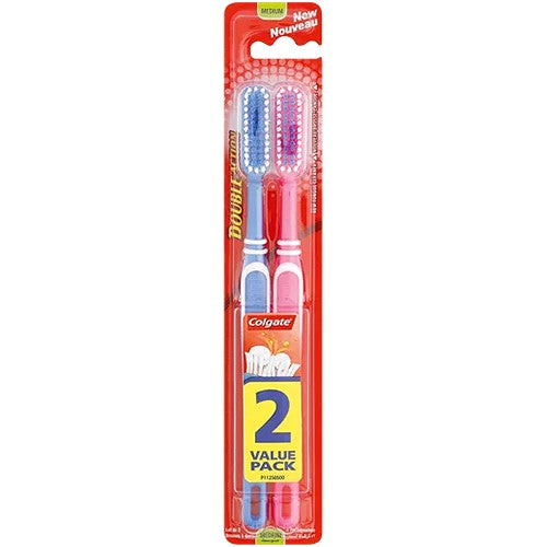 Colgate Double Action 2 Pack Brushes 2 pcs