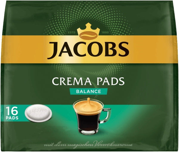 Jacobs Crema Balance Pads 16pcs 105g