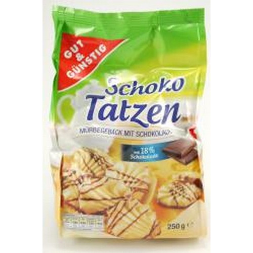 G&G Schoko Tatzen Cookies 250g / 10