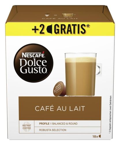 D.Gusto Cafe au Lait Caps 18pcs 180g