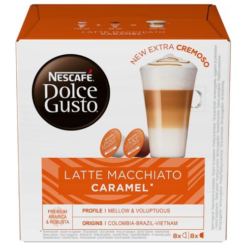 D.Gusto Latte Macchiato Caramel Caps 16pcs 146g