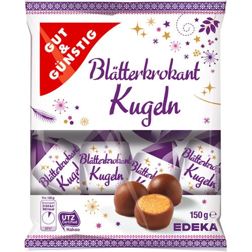 G&G Blatterkrokant Kugeln 150g