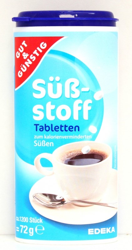 GG Sweetener Tabletten 72g