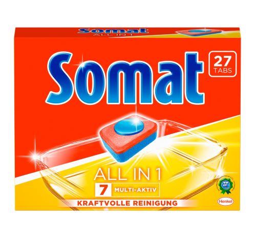 Somat All in 1 7 Multi Aktiv Tabs 27pcs 486g