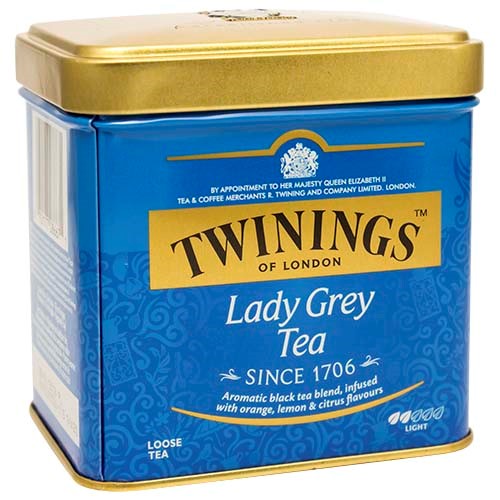 Twinings Lady Gray Tea. Tin 100g